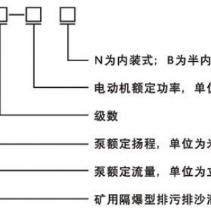 7.5kW礦用隔爆型排污排沙潛水電泵